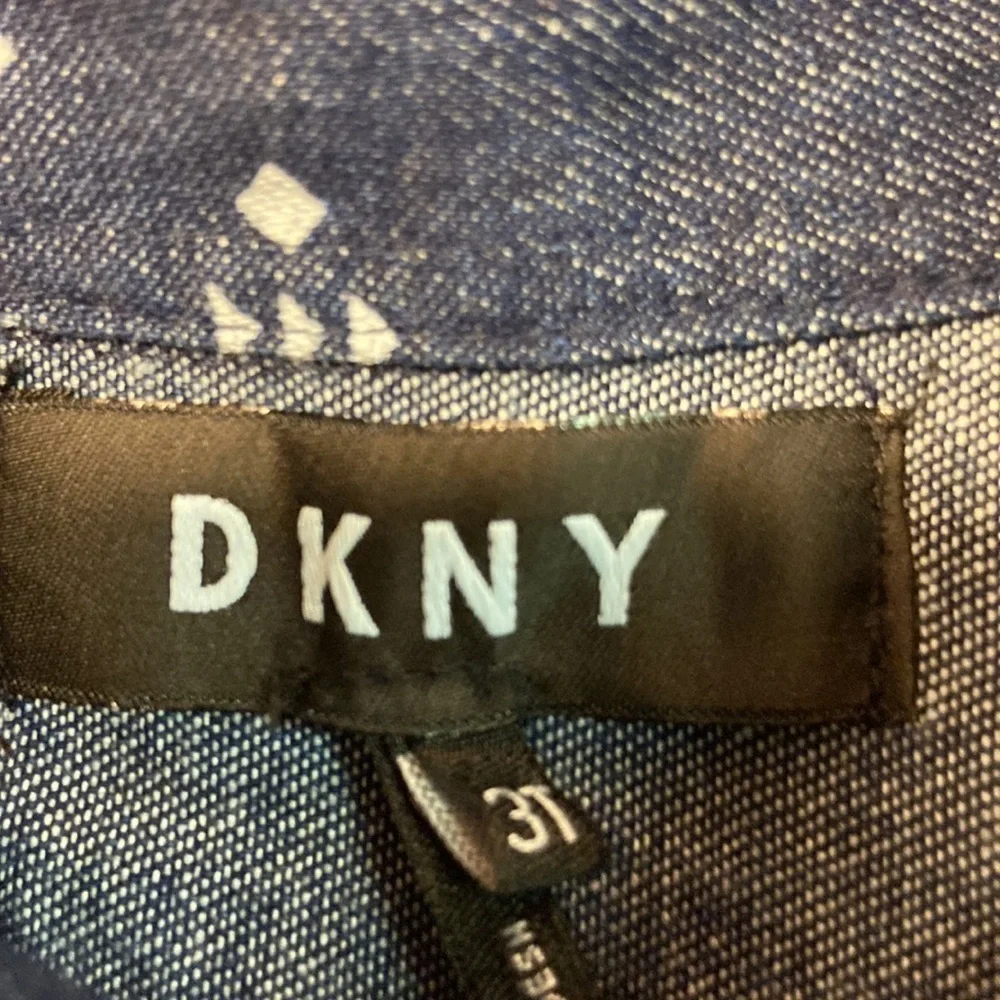 DKNY Cotton Button Down Shirt Navy 3T